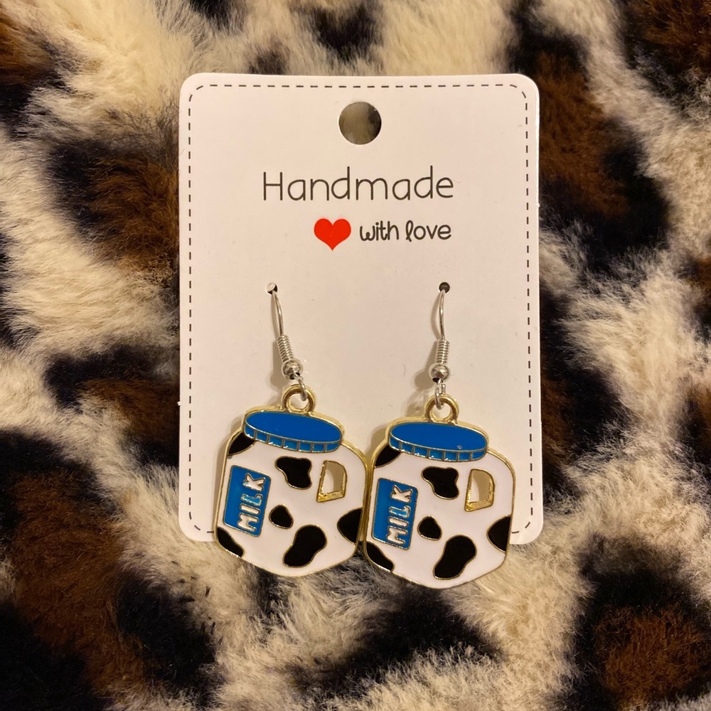 MILK HANDMADE EARRINGS 🍼